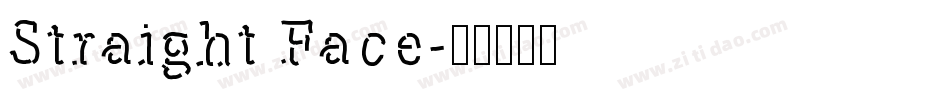 Straight Face字体转换